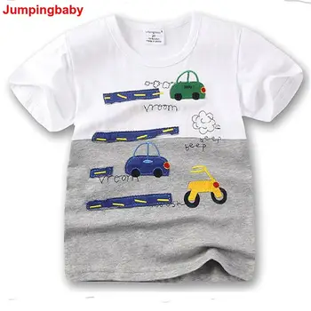 Jumpingbaby 2022 Baieti T shirt Masina T-Shirt pentru Copii Tricou Haine Top de Vara tricou Copil Tricouri Baiat Koszulka Koszulki Meskie