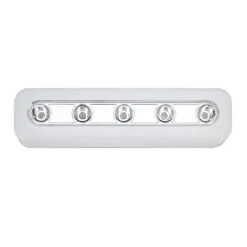 LED-uri Senzor de Mișcare PIR Lampă fără Fir În Cabinetul de Lumină 5 LED-uri pentru Noptiera Dormitor bucatarie Potabilă Infraroșu Perete Bar cu Lumini
