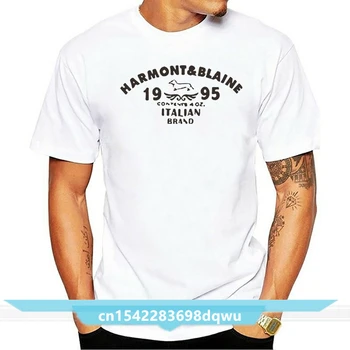 LISHIABUK Barbati Harmont Blaine Echipajul gât T-Shirt pentru Bărbați Moda Topuri de Bumbac Alb S-6XL moda tricou barbati din bumbac brand teeshirt