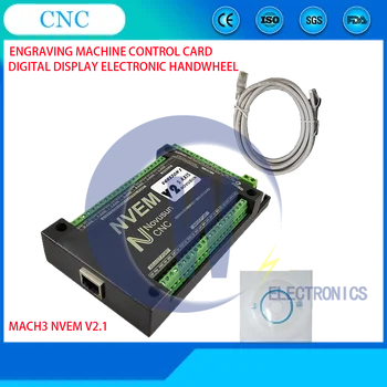 MACH3 Nvem V2.1 CNC Motion Controller 3/ 4/ 5/6Axis Ethernet Sclav pentru Funct pas cu pas,Servo Motor