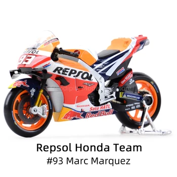 Maisto 1:18 2021 GP Racing Repsol Honda Team Turnat Vehicule de Colectie Model de Motocicleta Jucarii
