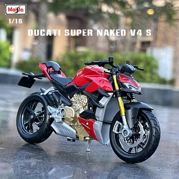 Maisto 1:18 Ducati Super Gol V4 S Kawasaki Moto Auto Originale Autorizate De Simulare Aliaj Model De Motocicleta Mașină De Jucărie De Colectare