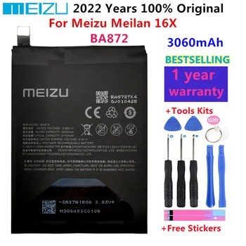 Meizu 100% Original 3060mAh BA872 Baterie Pentru Meizu Meilan 16X Telefon cea mai Recentă Producție de Înaltă Calitate Baterii Bateria+ Instrumente