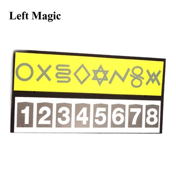 Mental Simbolul Cu ESP Trucuri Carte de Magie Magician Aproape Iluzii Accesorii Truc de Mentalism Predicție Bord Recuzită Magie