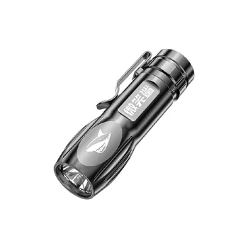 Mini Lanterna de Mare Putere Lanterna LED-uri USB Reîncărcabilă Focus Fix Lampa Flash Portabil Camping rezistent la apa Lanterna Gama Mult