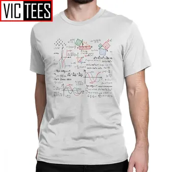 Minunat Formule de Matematica Numerele T-Shirt pentru Barbati din Bumbac Tricou Știință Fizică Tocilar Tocilar Cadou
