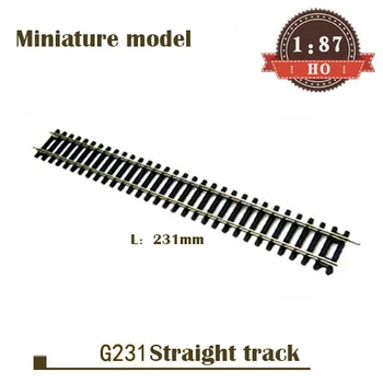 Model în miniatură 1:87 HO raport de Tren model accesorii G231 șină dreaptă 55201 urmări 231mm Tren nisip masă de material