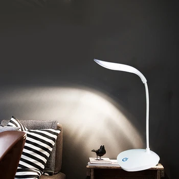 Modernă cu LED-uri Lampa de Birou Protectia Ochilor Studiu Lampa de Birou LED Touch Estompat USB Reîncărcabilă pentru Dormitor Acasă Cadou Special