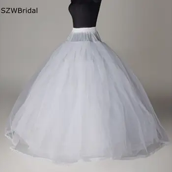 New Sosire 8 Straturi de Tul rochie de Bal Jupoane Mireasa Vestito da festa di nozze Nunta fustă jupon Rockabilly Fusta