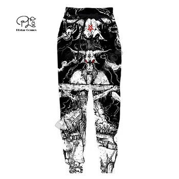 NewFashion Fantomă Gotic Craniu Reaper Satan Diavolul Bărbați/Femei Streetwear 3DPrint Harajuku Amuzant Jogger Trening Pantaloni Pantaloni 5