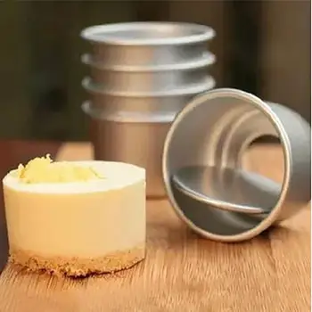 Noi Aluminiu Anodizat Rotund Cheesecake Pan Tort Mucegai, Mucegai de Copt cu Fund Detașabil din Aluminiu Mucegai Pentru Cupcake Instrumente