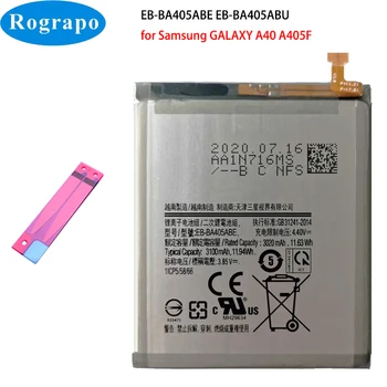 Nou Original EB-BA405ABE EB-BA405ABU Baterie 3100mAh Pentru SAMSUNG Galaxy A40 2019 SM-A405FM/DS A405FN/DS GH82-19582A