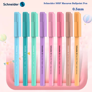 Noua German Schneider Pix Pen505F Macaron Mediu de Ulei Pen Glont rezistent la apa uscare Rapida Buna Albastru 0,5 mm Papetărie de Birou