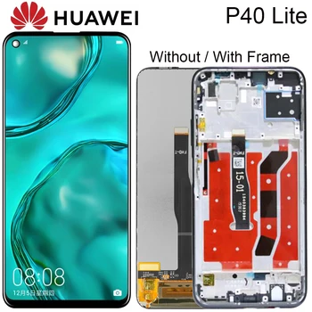 Original Ecran pentru Huawei P40 Lite Display LCD Digitizer Asamblare Ecran Tactil Aplică Huawei P40 Lite de Afișare pentru Nova 6 SE