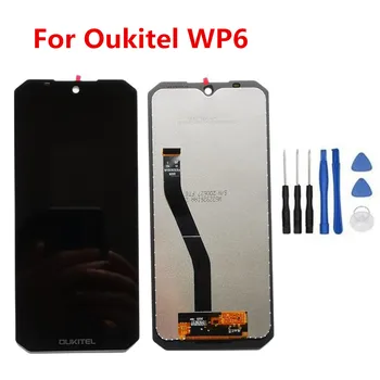 Original Pentru Oukitel WP6 6.3 inch Telefon Mobil LCD Dispaly Digitizer Asamblare Panou de Sticlă+Instrumente de Reparare