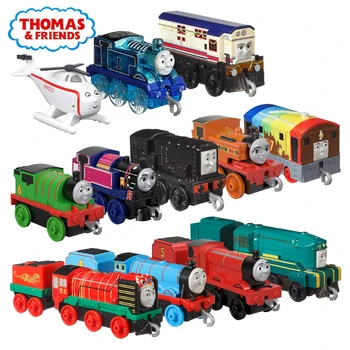 Original Thomas și Prieten Trackmaster Metal Tren Diecast 1:43 Macara Aliaj Locomotiva pentru Copii Jucarii pentru Baieti Copilul de Învățământ Cadou