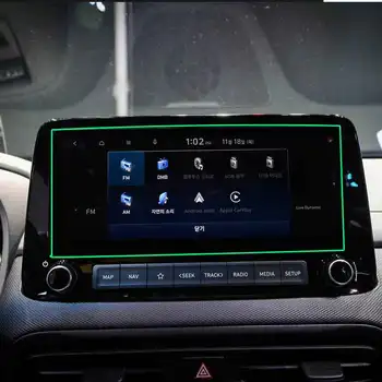 Pentru Hyundai Kona 2022 Mașină de Navigare GPS Temperat Pahar Ecran Protector de Film Auto Interior Anti-zero Filmul Accesorii