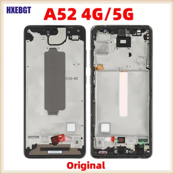 Pentru Samsung A52 4G/5G SM-A525 SM-A526 Telefonul Placa de Ecran Panou LCD Rama Fata Rama Carcasa Mijloc Reparații Șasiu Piese