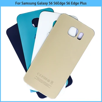 Pentru Samsung Galaxy S6 Edge, S6 Edge Plus G920 G925 G928 Panou De Sticlă Baterie Capac Spate S6 Ușa Din Spate Locuințe Caz Adeziv Înlocui
