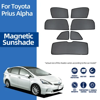 Pentru Toyota Prius+ ZVW40 2011-2018 Prius Alpha V Magnetice Auto Parasolar Scut Parbriz, geamurile Laterale din Spate parasolar Visor