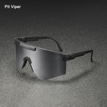 Pit Viper Bărbați Supradimensionate, ochelari de Soare 2022 Una Bucata Obiectiv Scut Ochelari Femei Ochelari de Soare UV400 Windproof Gafas de sol de Marcă