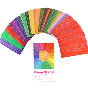 Prism Oracle Carduri de Punte de Nicole Pivirotto Colorat Carte de Tarot divinație Jocuri pentru adulti jocul Petrecere de Familie 18 Distractiv