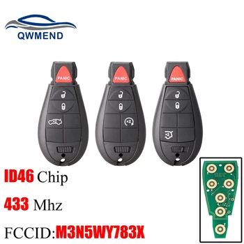 QWMEND 4 Butonul Smart Remote Key Fob Pentru Chrysler M3N5WY783X IYZ-C01C 433Mhz Pentru Chrysler Jeep Grand Cherokee 2008-2012 chei