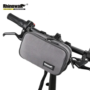 RHINOWALK Drum cu Bicicleta de Ghidon Sac Impermeabil Fata Tub Coș de 1,5 L pentru Biciclete Instrumente de Stocare a Călători Umăr Pachet X2011