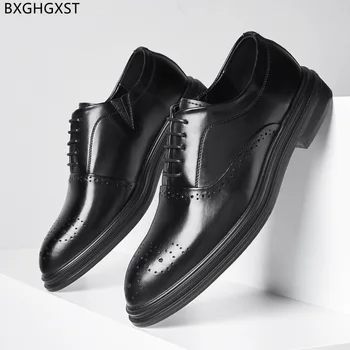 Rochie neagra Pantofi pentru M E N Oxford Pantofi Elegante pentru Barbati de Lux Designer de Pantofi pentru Bărbați de Înaltă Calitate Zapatos De Vestir De Los Hombres