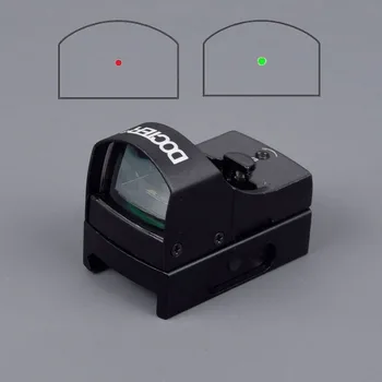 Rosu Verde Dot Reflex Vedere DOCTER Pentru Pușcă AR15 M4 HK416 Offset T1 T2 domeniul de Aplicare se Potrivesc 20mm Picatinny Feroviar Colimator
