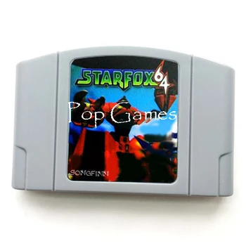 Salva Star Fox Limba engleză pentru 64 de biți Video NTSC Joc Consola