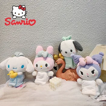 Sanrio Kawaii Hello Kitty Jucarie De Plus My Melody Cinnamoroll Pochacco Umplute Papusa Pandantiv Pluș De Înaltă Calitate Fete Copii De Jucarie Cadou