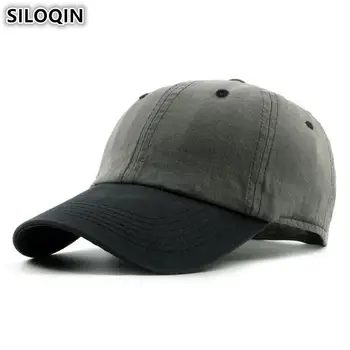 SILOQIN Unisex din Bumbac 100% Șepci de Baseball Pentru Bărbați Și Femei, Marime Ajustabila Retro Personalitate Cuplu Sapca Snapback Brand de Tineret Pălărie
