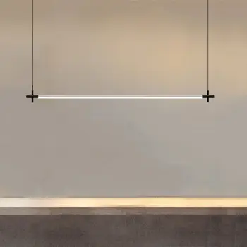 Simplu Lumini Pandantiv sala de mese lampă de Bucătărie Lumini LED-uri pentru acasă Hanginglight de luat masa-masă Fâșie lungă lampă de iluminat minimalist