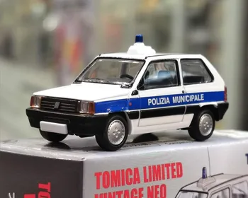 Tomica TLV TLV-N240a Fiat Panda Mașină de Poliție 1/64 Turnate Model de Masina Colecție Limitată
