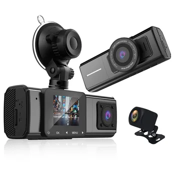 TOTNG Video Auto Recoder Parcare monitor Dashcam Față și Camera din Spate cu Night Vision Dual Lens Masina Dash Cam Dvr Pentru Masina