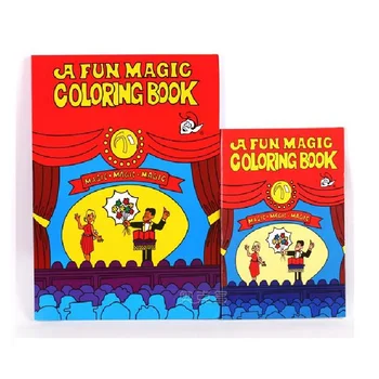 Transport gratuit Dimensiune medie Carte de Colorat Amuzant Comedie Cărți de Magie Close-up de Strada Trucuri de Magie Vrăji Vrăji Puzzle Copil Jucărie