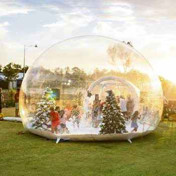 Transport gratuit Gonflabila Bubble Casa Ca Uriaș Glob de Zăpadă 3M/4M/5M în aer liber Bule Cort Pentru Camping Crăciun Bubble Cort Cald