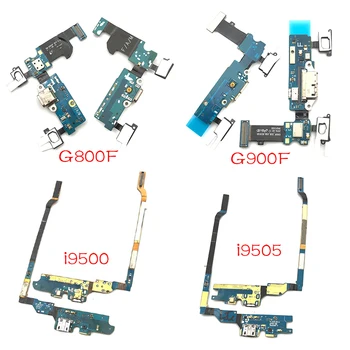 USB Port de Încărcare Bord Pentru Samsung Galaxy S4 S5 mini i9500 i9505 i337 i9190 G900F G800F Încărcător Conector Dock Cablu Flex