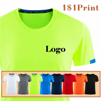 Vara Sport T-shirt iute Uscat Rulează Tricou de Sport cu mâneci Scurte Tricou Personalizat, Imprimat Broderie Bărbați și Femei de Fitness Strans