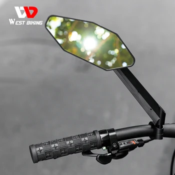 VEST BIKING Unghi Larg de Biciclete Ghidon Oglinda Retrovizoare Scuter Electric Blind Spot Mirror MTB Ebike Oglindă Laterală Ciclu Accesorii