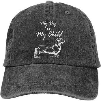 Vintage Sapca Unisex Teckel Câinele Meu este Copilul Meu Reglabil Pălării de Baseball Classic pentru Barbati Femei