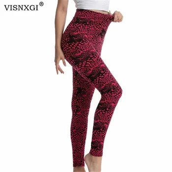 VISNXGI Femei sală de Gimnastică Yoga fără Sudură Pantaloni Haine Sport Elastic Talie Mare Atletic Exercițiu de Fitness Push-Up Dot Imprimate Colanti