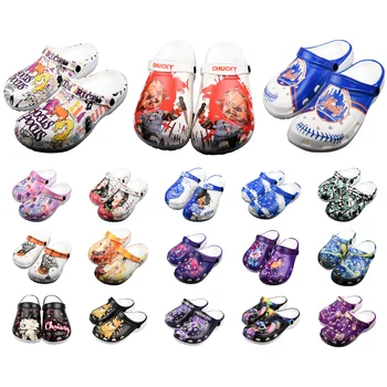 Vânzare fierbinte Film de Groază Femei din PVC Pantofi Barbati Sport Baseball Grădină Pantofi Cerul Înstelat Pantofi Desene animate Calul Disponibile Personalizate