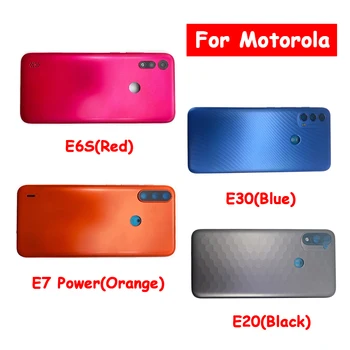 Înlocuirea Bateriei Înapoi Caz Acoperire Cu Adeziv Pentru Motorola Moto E6 Plus păstrăm e6 E7 Putere E20 E40 E7 Plus Înapoi Capacul din Spate