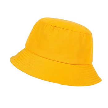 2020 Noi de Vara Culoare Solidă Pălării Panama Unisext Moda Pescar Pălărie Bărbați și Femei în aer liber de Agrement Parasolar Capace en-Gros
