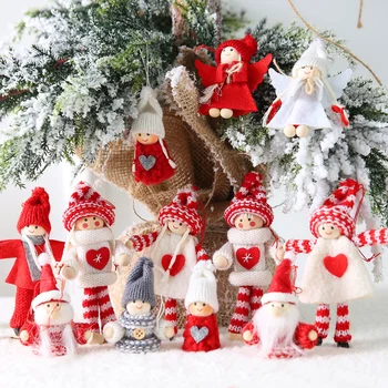 2022 Înger de Crăciun Păpuși, Decorațiuni pentru Bradul de Crăciun pentru Acasă Navidad Ornamente Natal Xmas Pandent 2023 Cadouri de Anul Nou pentru Copii