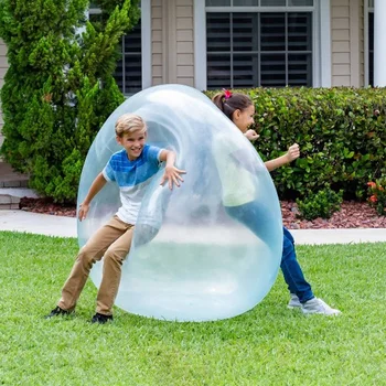 Bubble Ball În Aer Liber De Aer Moale Umplut De Apă Cu Bule Ball Copiii Să Arunce În Aer Balon Jucărie Distractiv Joc De Petrecere De Vară Gonflabile Copii Cadouri