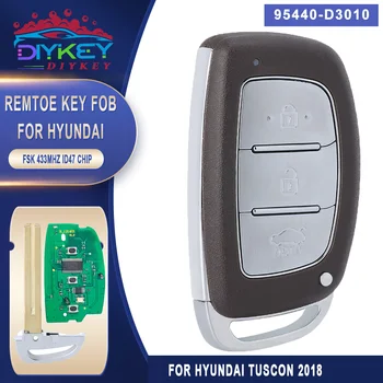 DIYKEY P/N: 95440-D3010 433,92 MHz ID47 Chip Keyless Go Smart Control de la Distanță Masina de Cheie Cu 3 Butoane Telecomanda pentru 2018 Hyundai Tucson