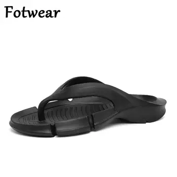 Vara Oamenii Flip Flops Respirabil Papuci De Plaja Aluneca Pe Mens Adidasi Usoare Plat Om Slide-Uri În Aer Liber Unisex De Mers Pe Jos Zapatos